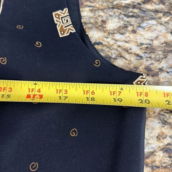 Spenser Jeremy Silk Sleeveless Button Closure Vest Size 14 - Picture 5 of 6